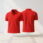 Custom Red Polo Shirt – Premium Quality for Printing & Branding - Image 6