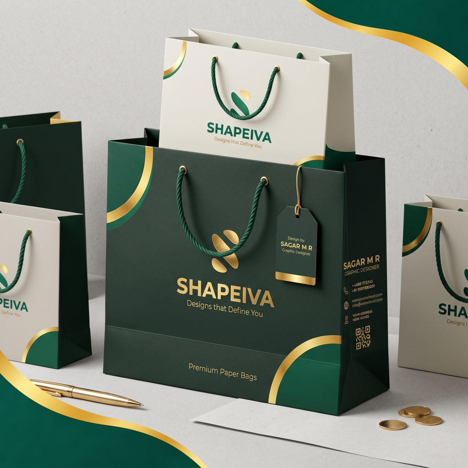 PAPER SSS Custom Paper Bag Printing – Premium Branding & Eco-Friendly Packaging - Image 1