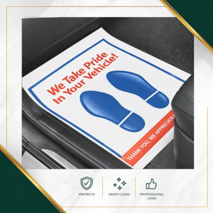Car Door Mat (Paper) – Disposable Protective Car Floor & Door Mats