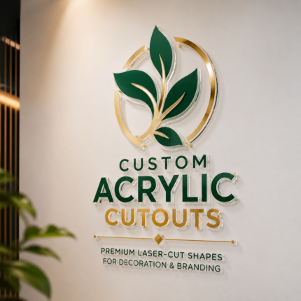 Custom Acrylic Cutouts – Premium Laser-Cut Shapes for Decoration & Branding