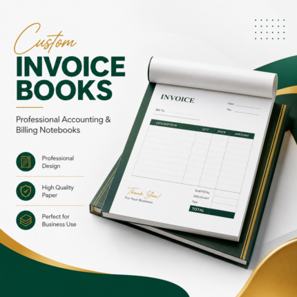 Custom Invoice Books – Professional Accounting & Billing Notebooks