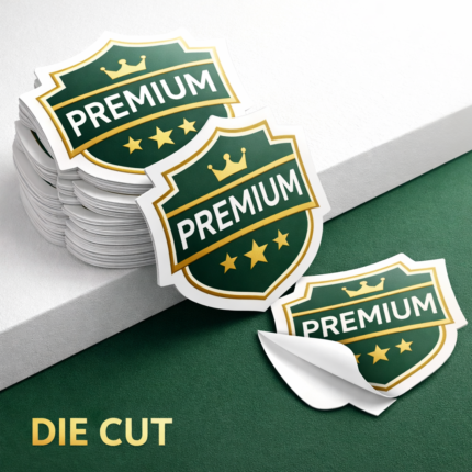 Die Cut Stickers – Premium Shape-Cut Vinyl Stickers for Branding & Personal Use